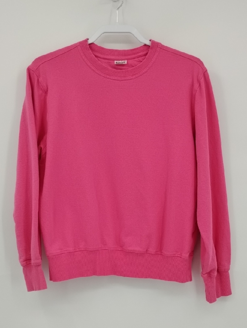 Spirit Halloween Costume Crewneck Sweatshirt in Bright Pink Large